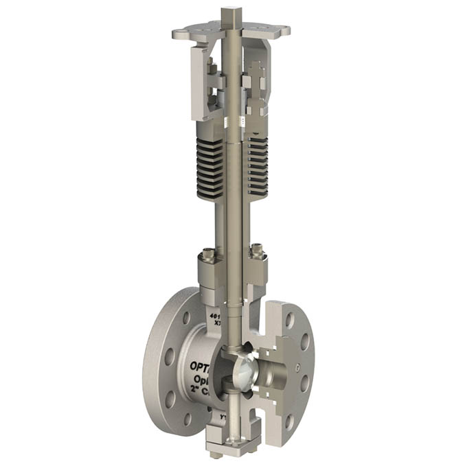 7-OpEXL Cryogenic Eccentric Plug Rotary Control Valve